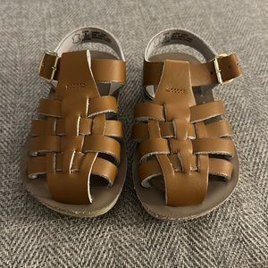Sun Sans Tan Sandals - Size 6